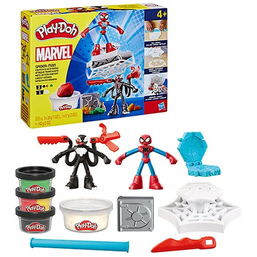 Play- Doh Spiderman in Venom set 