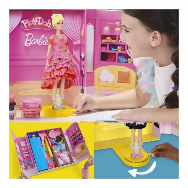Play-Doh Barbie ustvarjalna modna revija 