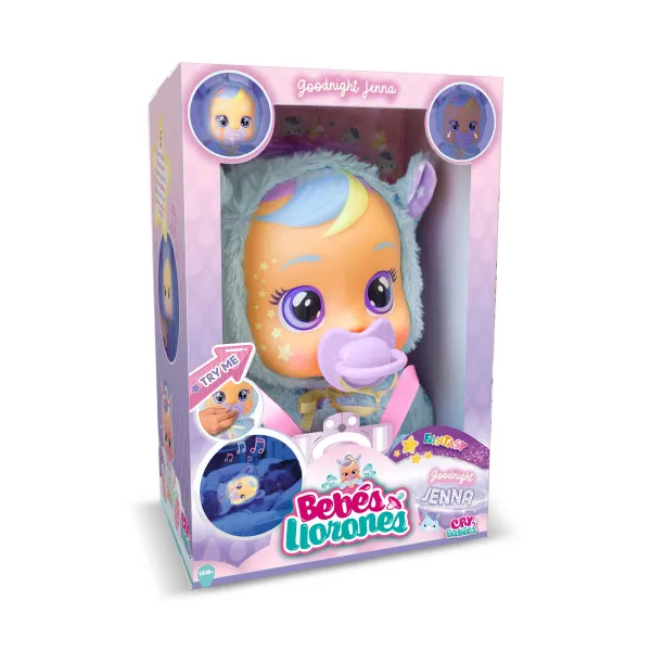 Cry Babies dojenček Good Night Jenna 