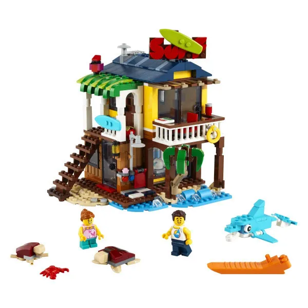 LEGO Creator Hišica na plaži za surferje 