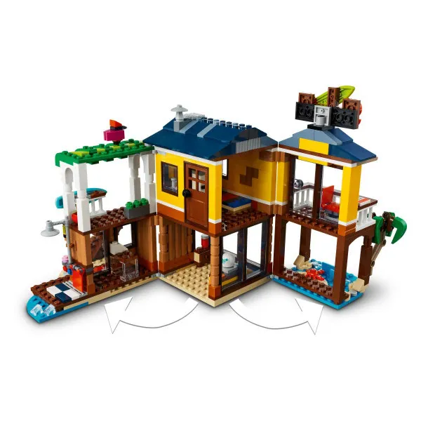 LEGO Creator Hišica na plaži za surferje 