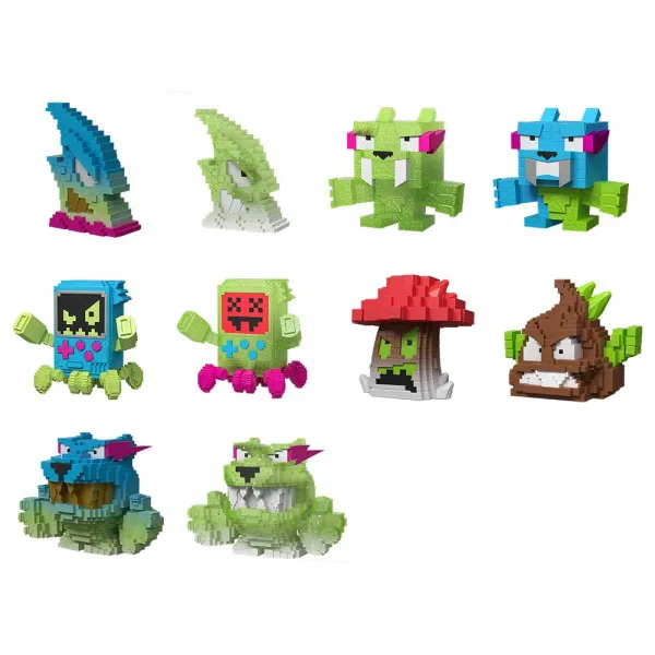 Mr.Beast lab Swarms epruveta set 3 figur 