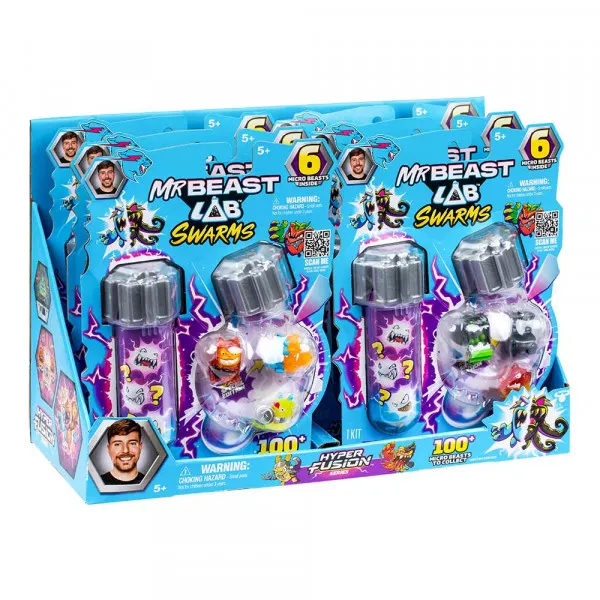 Mr.Beast lab Swarms set 6 figur 
