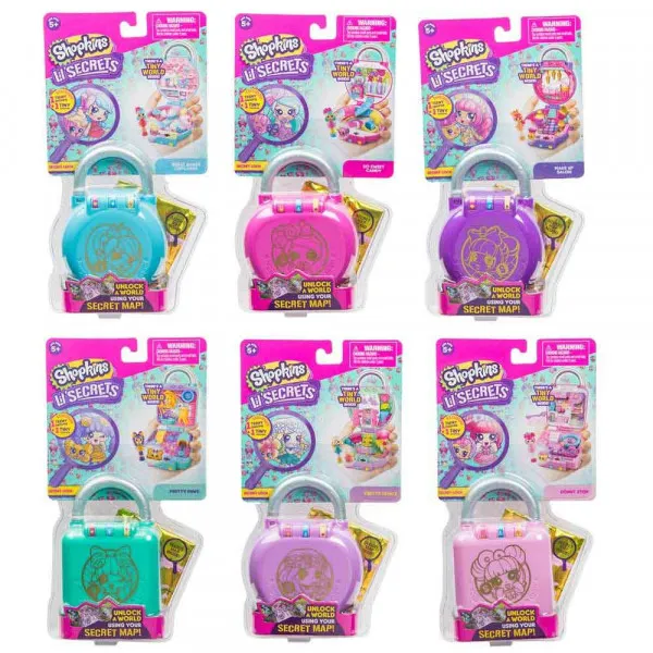 Shopkins male skrivnosti igralni set 