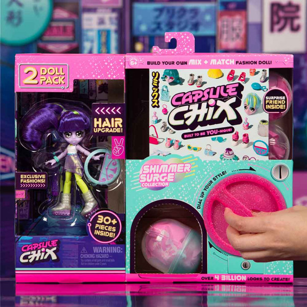 Capsule Chix S2 Shimmer Surge prijatelji 