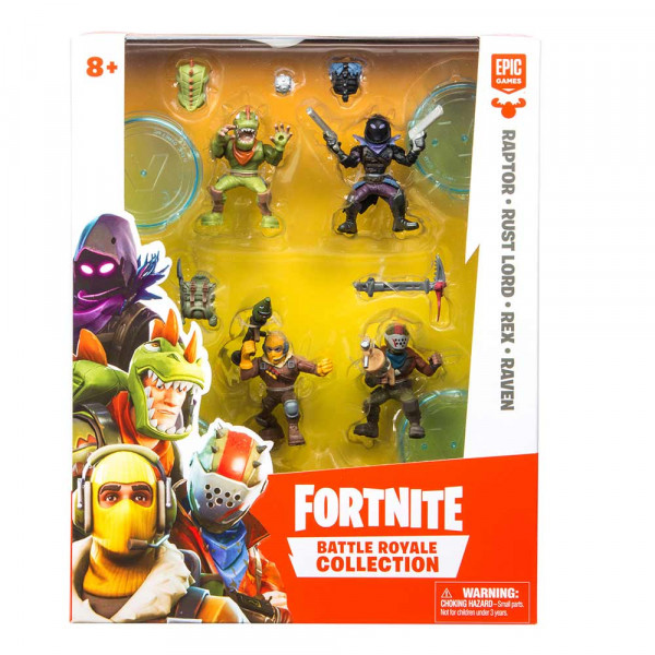 Fortnite set 4 figur z dodatki 