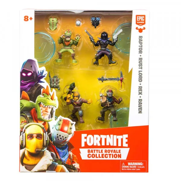 Fortnite set 4 figur z dodatki 