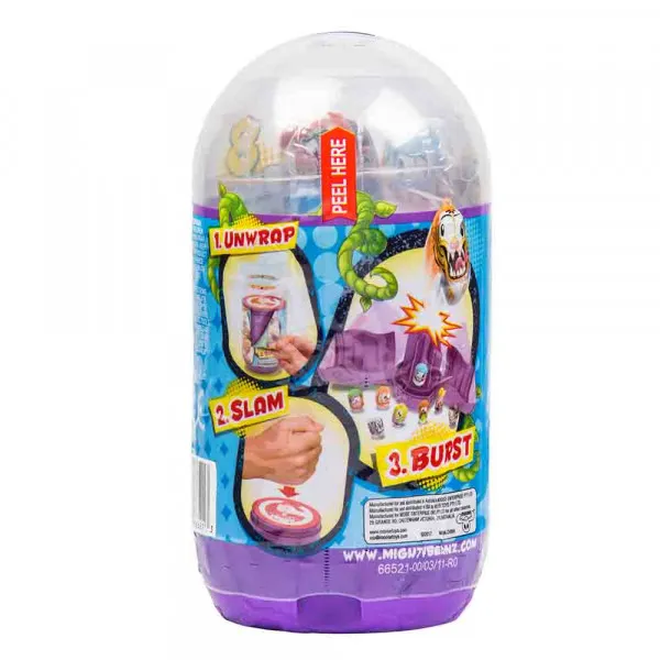 Mighty Beanz udarna kapsula 8 fižolčkov 
