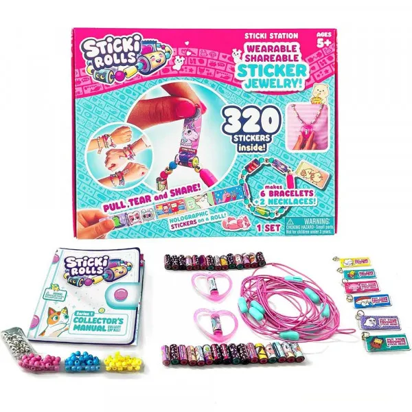 Sticki Rolls DIY set nakit z nalepkami 