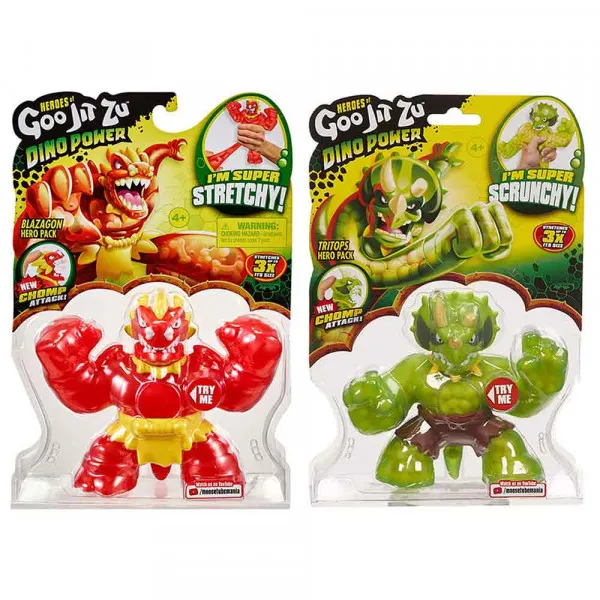Goo Jit Zu posamezna figura Dino Power 